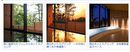 森に囲まれた温泉が楽しめる軽井沢プリンスホテルのコテージ