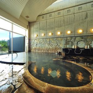 那須の榛名湖温泉　ゆうすげ元湯のおすすめコテージ本館の内湯