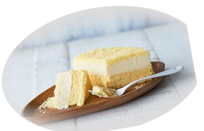 口に含むとじわっととろけて上品な甘さとミルクの香りがほのかに漂う「ルタオ」のチーズケーキ