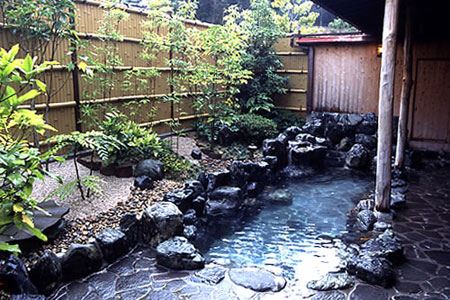 露天風呂客室のある温泉宿